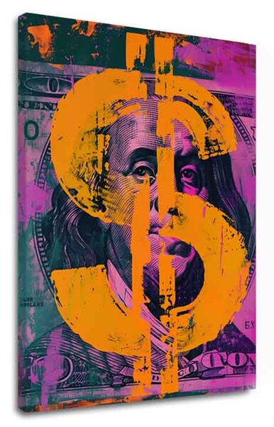 Obraz Money Benjamin na plátne | dokončené rukou umelca - 40x50 cm