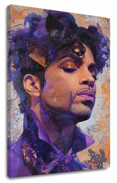 Obraz Prince - Fialový elegán | dokončené rukou umelca - 60x90 cm