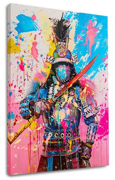 Obraz Samurai Spirit na plátne | dokončené rukou umelca - 40x50 cm
