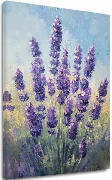 Obraz šepot levandule | Polia plné vôní | dokončené rukou umelca - 40x60 cm