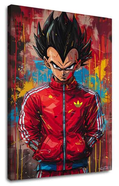 Obraz Saiyan: Sila bojovníka | dokončené rukou umelca - 60x90 cm