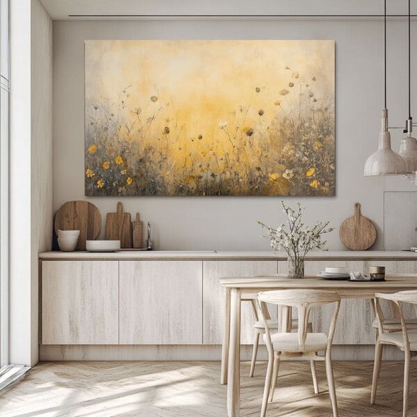 Obraz slnečnej lúky | dokončené rukou umelca - 40x60 cm