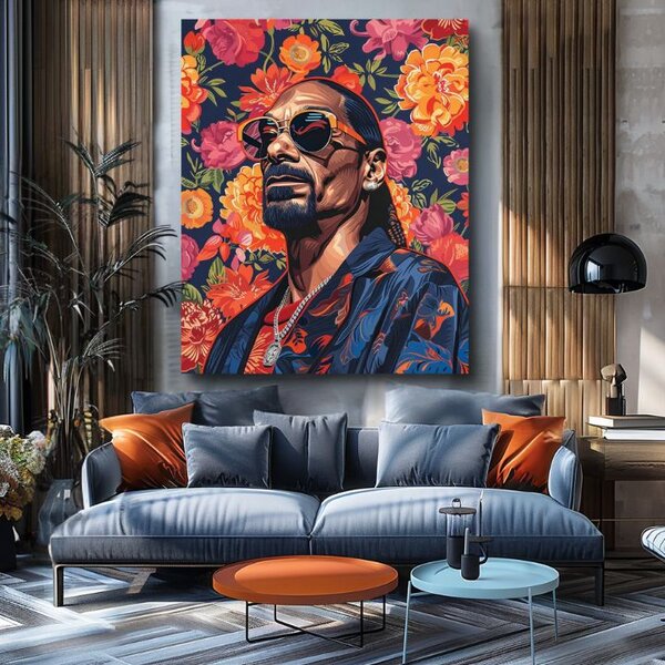Obraz Snoop Dogg - Ikona rapovej scény - 60x90 cm