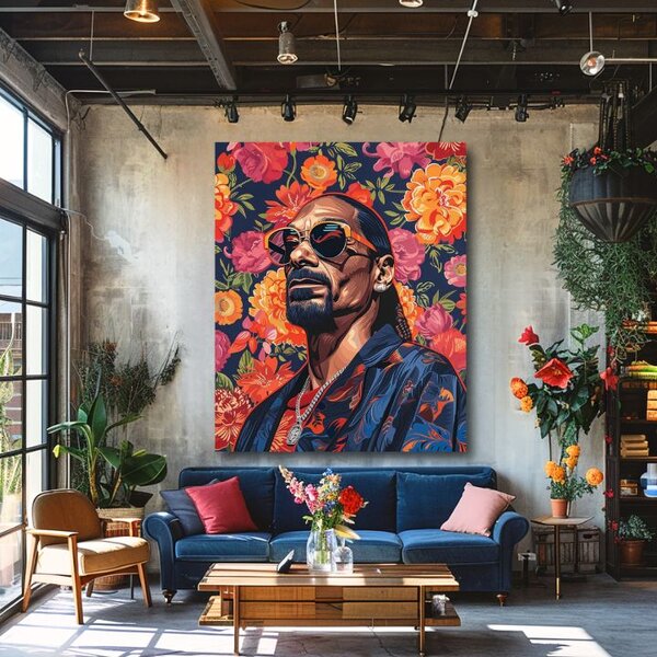 Obraz Snoop Dogg - Ikona rapovej scény - 60x90 cm