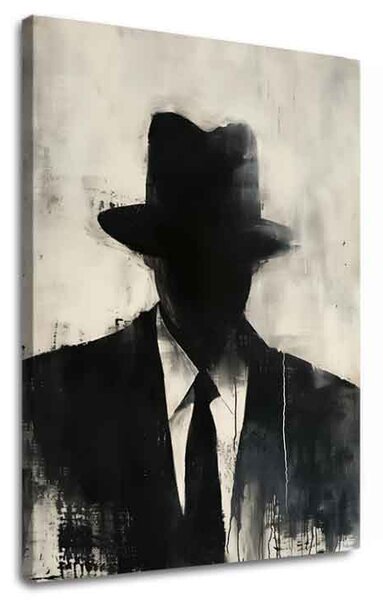 Obraz The Faceless Mobster | dokončené rukou umelca - 60x90 cm