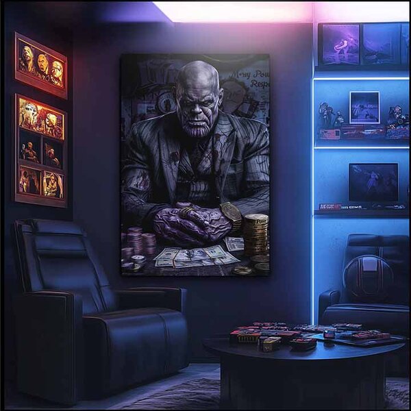 Obraz Thanos: Vládca nekonečna | Talianske plátno - 60x90 cm