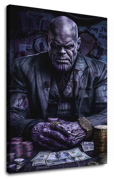 Obraz Thanos: Vládca nekonečna | Talianske plátno - 60x90 cm