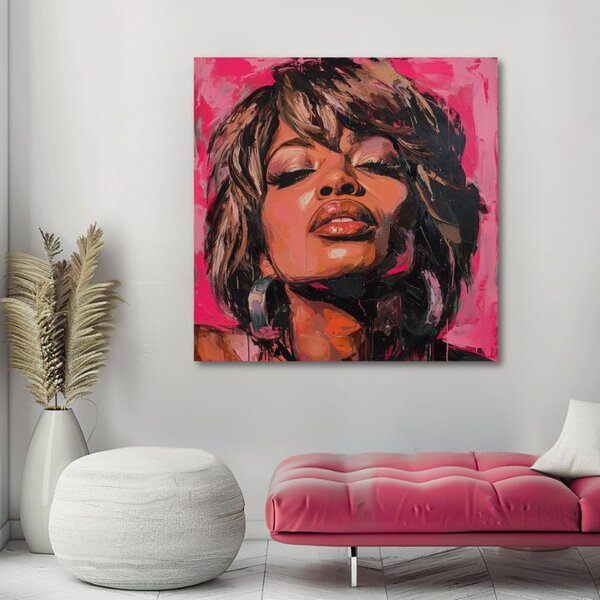 Obraz Tina Turner - Kráľovná rocku | dokončené rukou umelca - 60x60 cm
