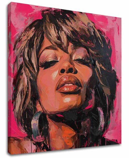 Obraz Tina Turner - Kráľovná rocku | dokončené rukou umelca - 60x60 cm