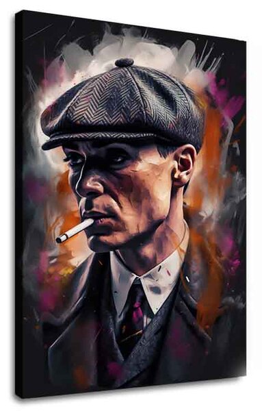 Obraz Tommy Shelby: Kráľ ulíc | dokončené rukou umelca - 60x90 cm