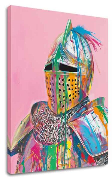 Obraz Vivid Knight na plátne | dokončené rukou umelca - 40x50 cm