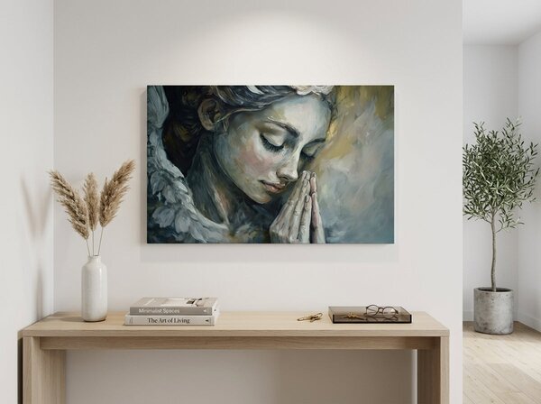 Obrazy anjelov Krehké stvorenie | dokončené rukou umelca - 40x60 cm