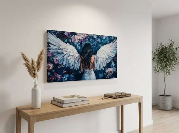 Obrazy anjelov Kráska z nebies | dokončené rukou umelca - 40x60 cm