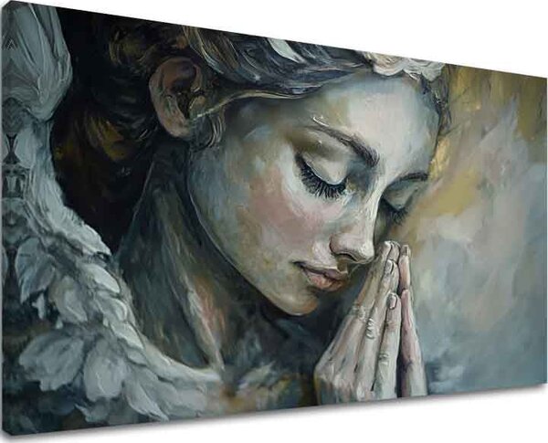 Obrazy anjelov Krehké stvorenie | dokončené rukou umelca - 40x60 cm
