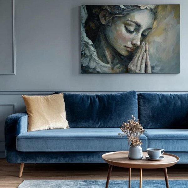 Obrazy anjelov Krehké stvorenie | dokončené rukou umelca - 40x60 cm