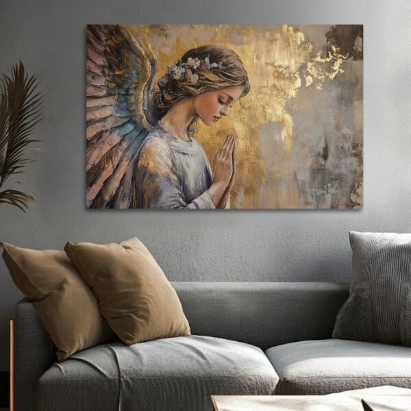 Obrazy anjelov Nebeská radosť | dokončené rukou umelca - 40x60 cm
