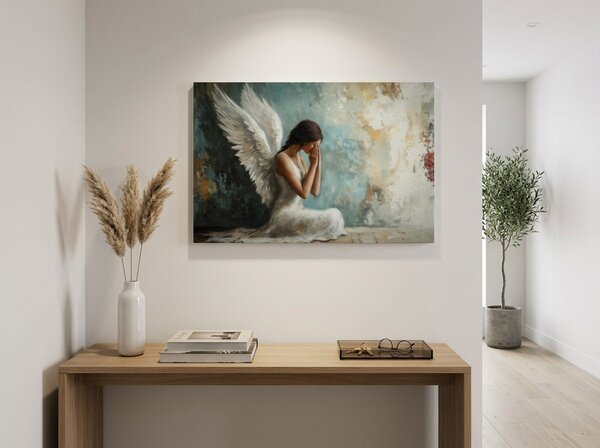 Obrazy anjelov Odpustenie | dokončené rukou umelca - 40x60 cm