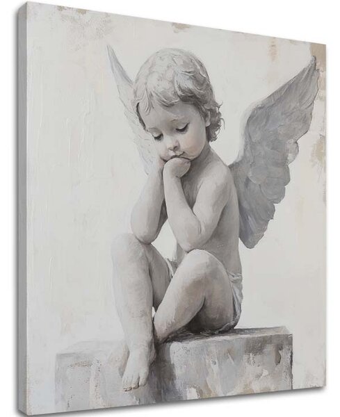 Obrazy anjelov Ochranca | dokončené rukou umelca - 60x60 cm