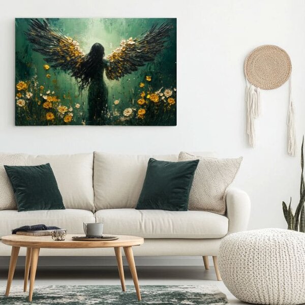 Obrazy anjelov Svetlo nádeje | dokončené rukou umelca - 40x60 cm