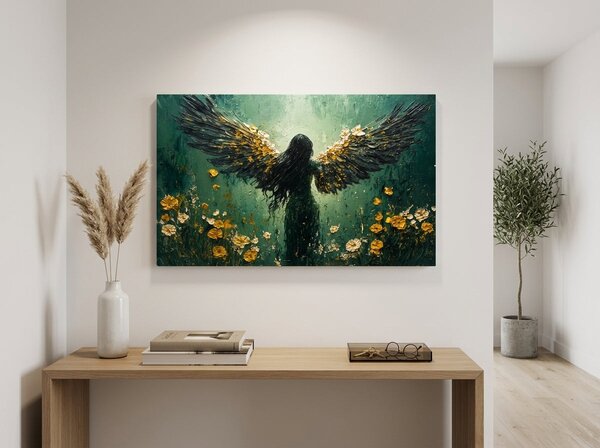 Obrazy anjelov Svetlo nádeje | dokončené rukou umelca - 40x60 cm