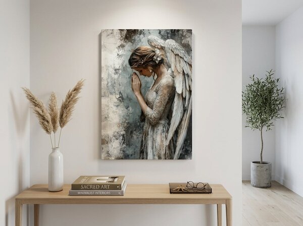 Obrazy anjelov Pokojná duša | dokončené rukou umelca - 40x60 cm