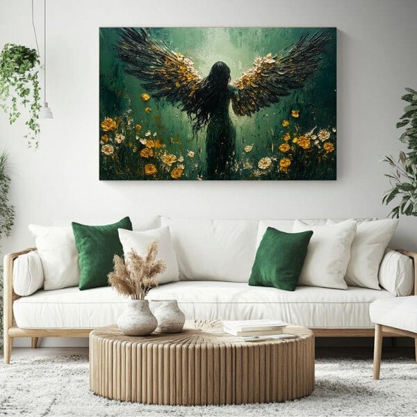 Obrazy anjelov Svetlo nádeje | dokončené rukou umelca - 40x60 cm