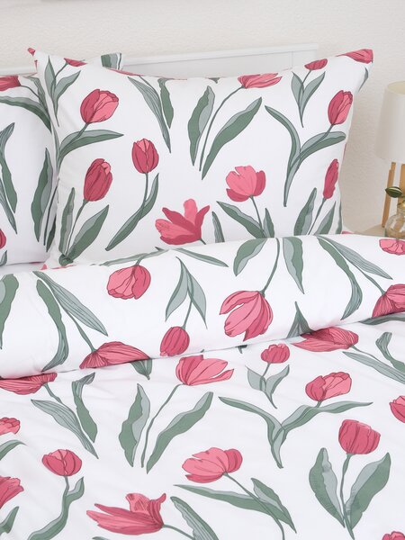 Bavlnené obliečky Renforcé – Tulipány