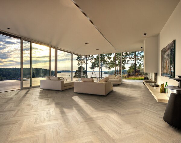Káhrs Herringbone Dub ab krémovo biely 111PABEKFVKE600 - 2.30 m2