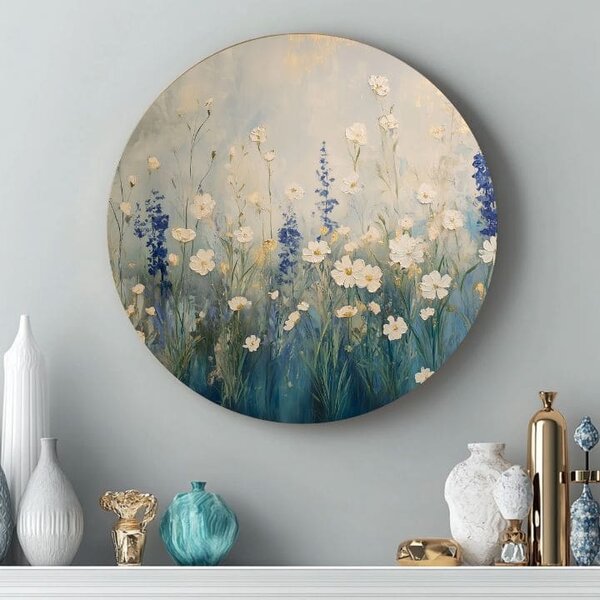 Okrúhle obrazy s akrylom Pravá elegancia - 60 cm