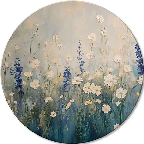 Okrúhle obrazy s akrylom Pravá elegancia - 60 cm