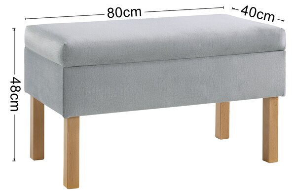 Čalúnená lavička - Kameleon Farba: Kameleon 04, Veľkosť: 40x70 cm, Farba nožičiek: Prírodné