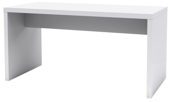 Písací stôl JADEN biela/vysoký lesk