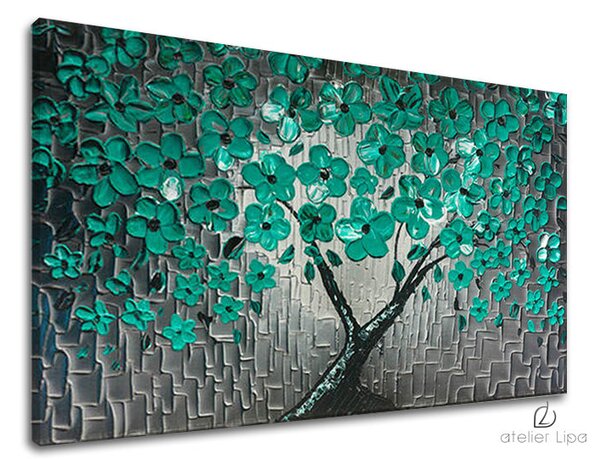 Autorská reprodukcia na plátne KVETY Zľava 60 % 70x40 cm