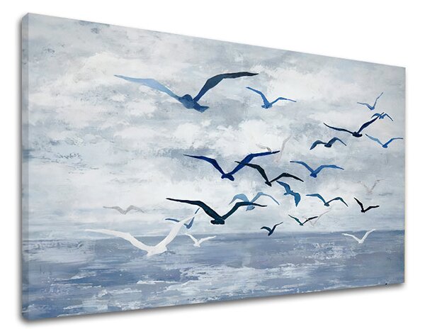 Obraz na plátne ČAJKY - 60x40 cm