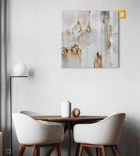 Obraz na plátne ABSTRAKT Zľava 40 % 80x80 cm