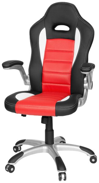 HERNÁ STOLIČKA, vzhľad kože, červená, čierna, biela MID.YOU - Online Only kancelárie, Online Only