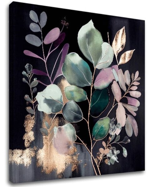 Moderné obrazy na plátne - Jungle's Emerald Symphony 80x80 cm