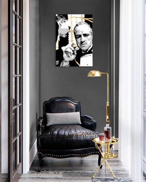 Obrazy na plátne - PREMIUM ART – The Godfather Zľava 30 % 50x70 cm