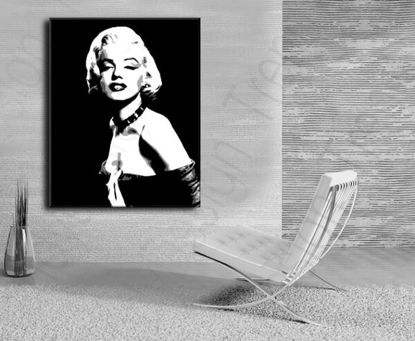 Ručne maľovaný POP Art obraz Marilyn Monroe 60x80 cm