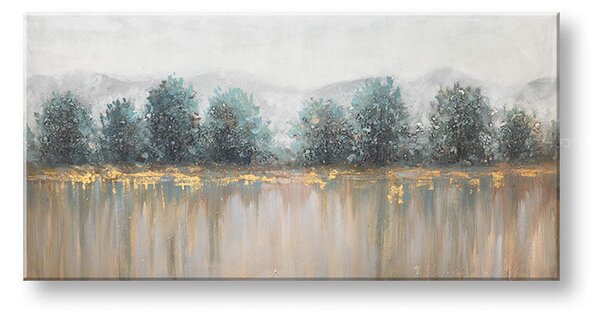 Maľovaný obraz na stenu STROMY 140x70 cm