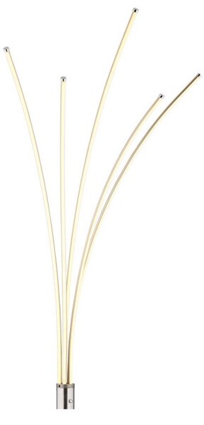 Stojacia lampa LED 3000K matný nikel, opál IP20 GLOBO lighting BIZZY 59229N