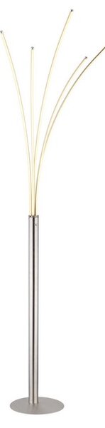 Stojacia lampa LED 3000K matný nikel, opál IP20 GLOBO lighting BIZZY 59229N