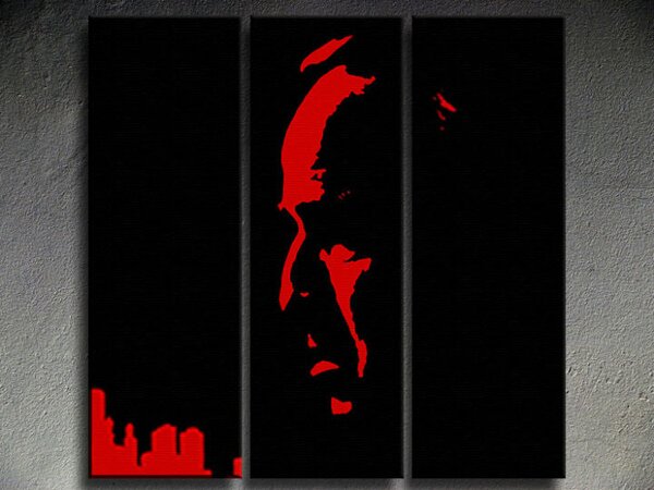 Ručne maľovaný POP Art obraz Marlon Brando 90x90 cm
