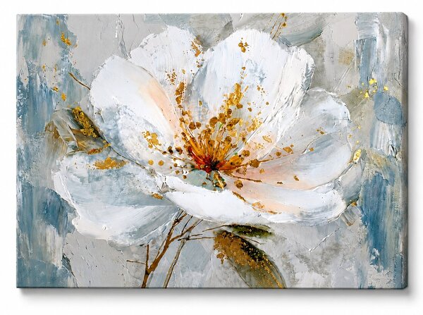 Maľovaný obraz na stenu KVET Z LÁSKY - 120x80 cm / Klasický 2 cm