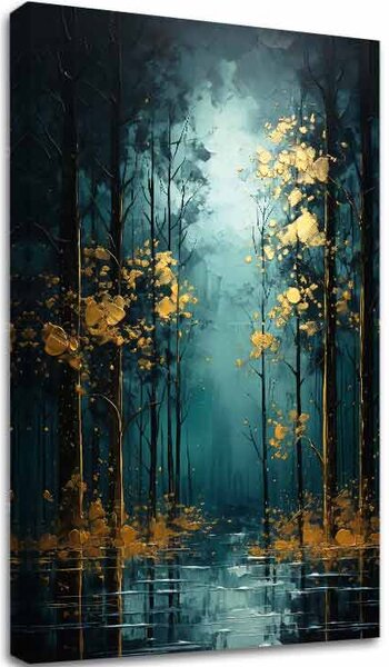 Set 2 obrazov Zlatá príroda — Mesiac, Fantázia - 2× 40×60 cm