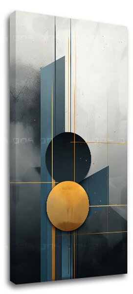 Set 2 obrazov Art Deco Elegancia — Svet v pohybe, Životná cesta - 2× 50×100 cm