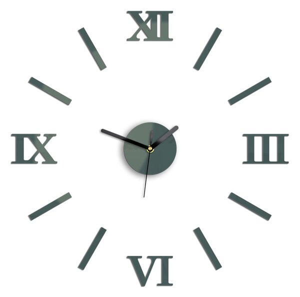 Moderné nástenné hodiny NUMBER gray