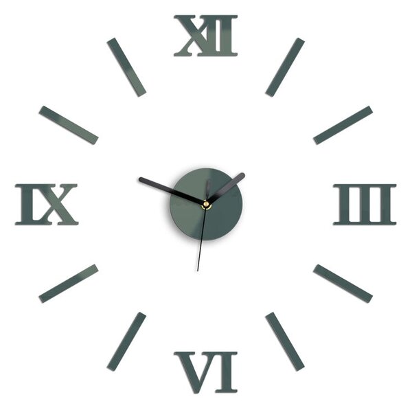 Moderné nástenné hodiny NUMBER gray