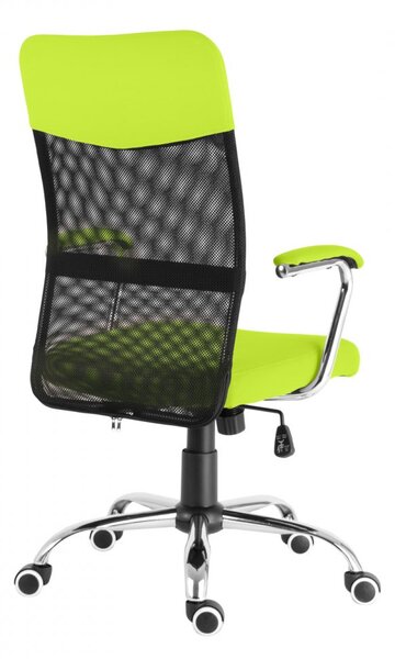 Detská stolička Neoseat TEENAGE — látka, čierna / reflexná zelená