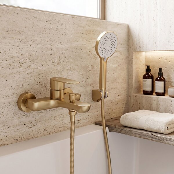 Kúpeľňová batéria REA Logan Brush Gold